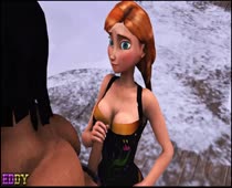 3D Animated Disney_(series) Frozen_(film) Princess_Anna Source_Filmmaker eddysfm edit // 640x360 // 6.9MB // webm