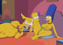 Bart_Simpson Homer_Simpson Marge_Simpson Sfan The_Simpsons // 2300x1650 // 943.7KB // png