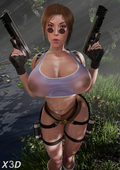 3D Blender Lara_Croft Tomb_Raider X3D // 3153x4455 // 1.3MB // jpg