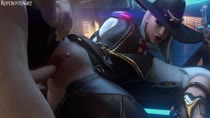 3D Animated Ashe_(Overwatch) Overwatch Ropebound Sound // 1280x720 // 8.9MB // webm