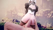 3D Android_2B Animated Blender Nier Nier_Automata Sound midnightsfm // 1920x1080 // 7.0MB // mp4