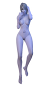 3D Amiris4 Blender Overwatch Widowmaker // 1440x2560 // 931.1KB // png