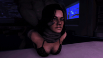 3D Animated Mass_Effect Miranda_Lawson // 816x459 // 8.4MB // gif