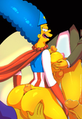 Marge_Simpson Orange-PEEL The_Simpsons // 864x1260 // 457.5KB // jpg