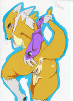 Digimon Renamon // 2550x3501 // 923.5KB // jpg