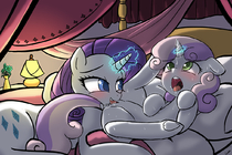 My_Little_Pony_Friendship_Is_Magic Nekome Rarity Sweetie_Belle // 1125x750 // 735.7KB // png