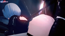 3D Android_2B Animated Nier Nier_Automata Sound choirbox // 1280x720, 17.5s // 2.4MB // mp4