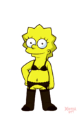 Lisa_Simpson The_Simpsons xierra099 // 821x1217 // 167.4KB // png