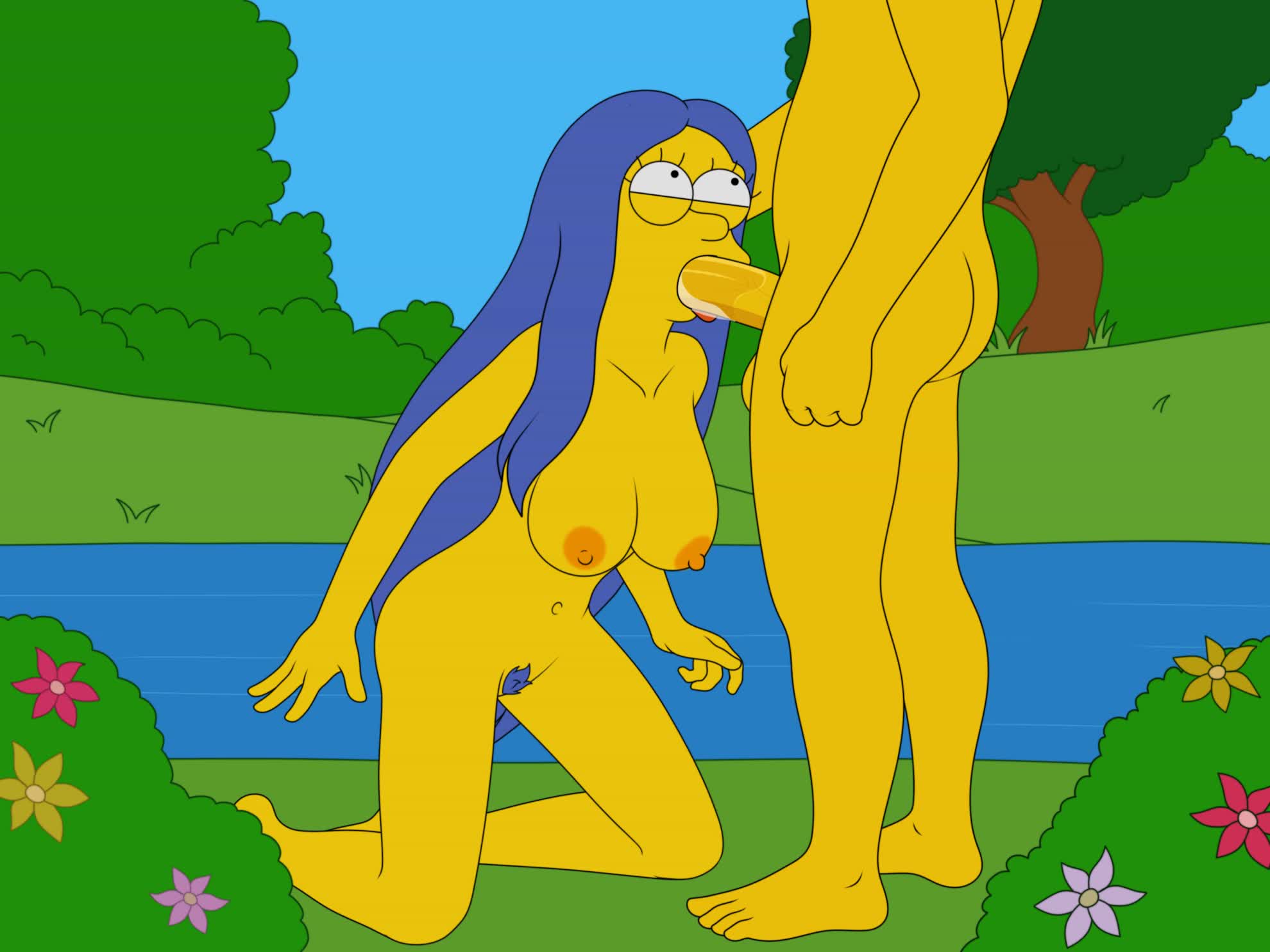 Animated Marge_Simpson Sfan The_Simpsons // 1x1 // 13.0MB // webm