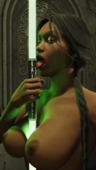 3D Blender Jade Mortal_Kombat Mortal_Kombat_11 Smokescreen117 // 2160x3840 // 8.8MB // png