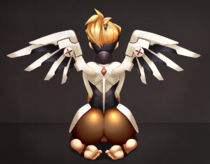 Mercy Overwatch mr-steaks // 1280x1001 // 1.5MB // png
