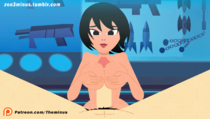 Animated Ashi Samurai_Jack theminus // 1280x726 // 1.1MB // gif