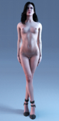3D Blender Pewposterous The_Witcher The_Witcher_3:_Wild_Hunt Yennefer // 1620x3300 // 6.1MB // png