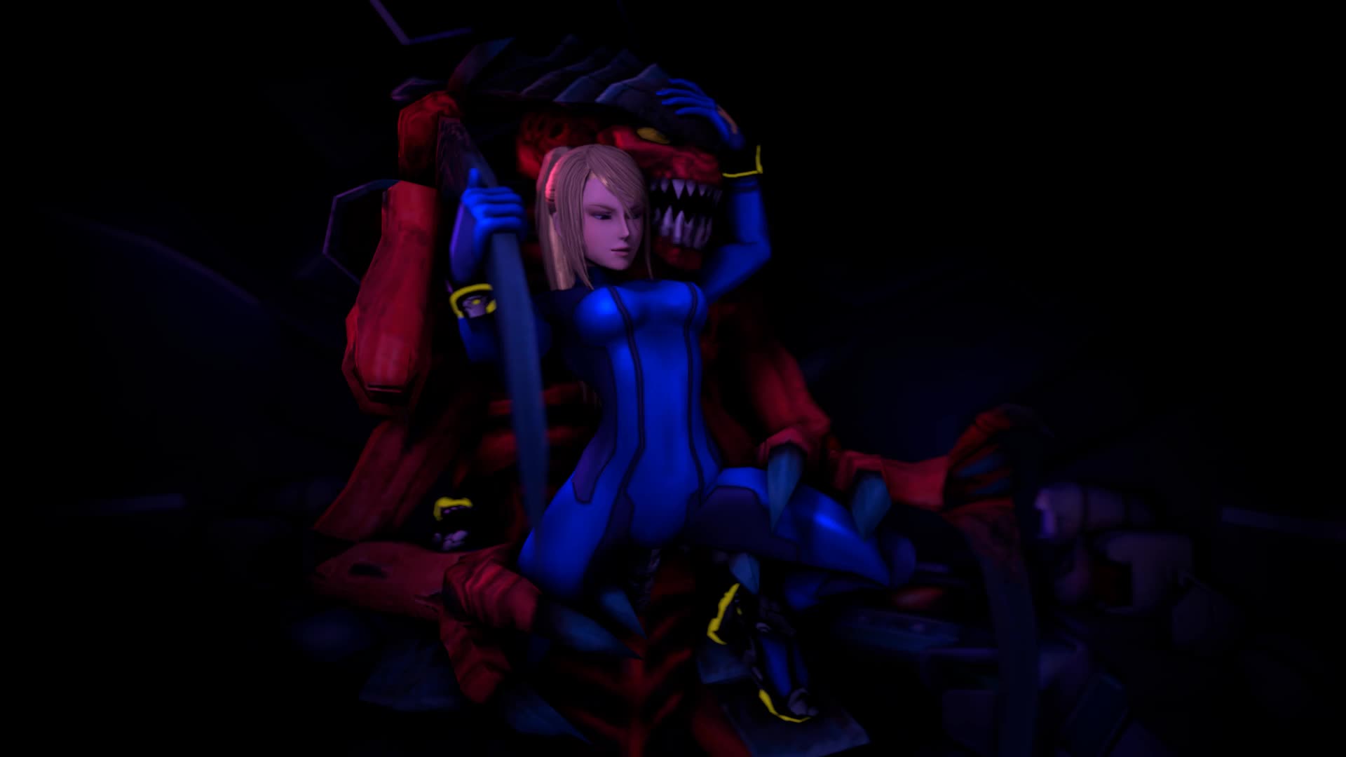 3D Animated Metroid Samus_Aran Source_Filmmaker Warhammer_40k ghsfm tyranid // 1920x1080 // 2.8MB // mp4