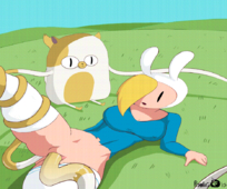 Adventure_Time Animated Cake_the_Cat Fionna_the_Human_Girl MrPenning // 932x776 // 569.4KB // gif