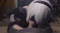 3D 4k Android_2B Android_9S Animated Nier Nier_Automata Sound bewyx // 3840x2160, 10s // 12.3MB // mp4