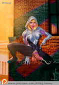 KinkyJimmy Marvel Marvel_Comics Spider-Gwen // 1556x2266 // 4.4MB // png