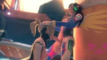 3D Animated Blender D.Va Mercy Overwatch Sound Volkor comandorekinsfm // 1280x720 // 1.1MB // webm