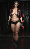 3D Claire_Redfield Resident_Evil_2_Remake SolariusAstera // 1200x1942 // 1.4MB // jpg