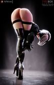 3D Android_2B Nier Nier_Automata fireboxstudio // 2424x3840 // 1.8MB // jpg