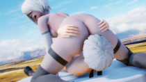 3D Android_2B Android_9S Jim994 Nier_Automata // 1280x720 // 986.0KB // png