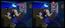 Raven Shadman Starfire Teen_Titans // 3000x1313 // 349.9KB // jpg