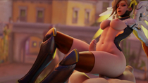 3D Animated Bandoned Mercy Overwatch // 1920x1080, 4s // 1.9MB // mp4
