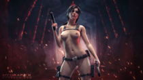 3D Blender Lara_Croft Tomb_Raider hydrafx // 1920x1080 // 3.0MB // png