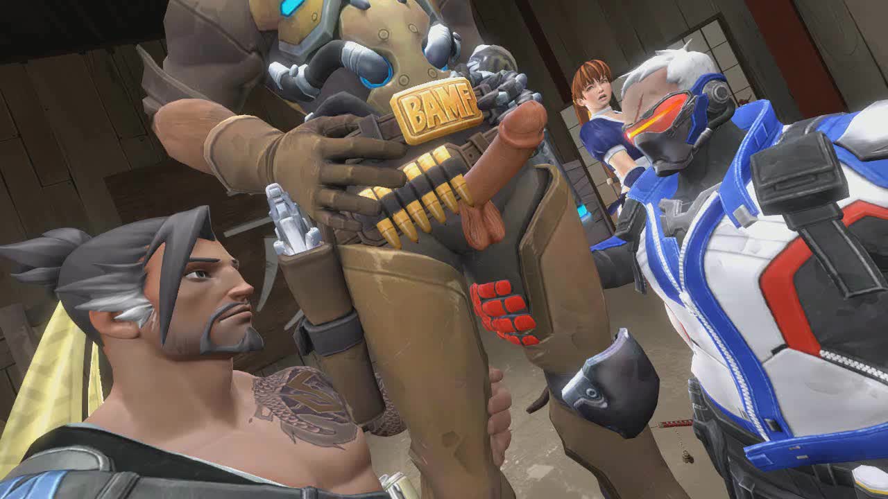 Animated Hanzo Mccree Overwatch Soldier_76 Sound // 1280x720 // 10.6MB // mp4
