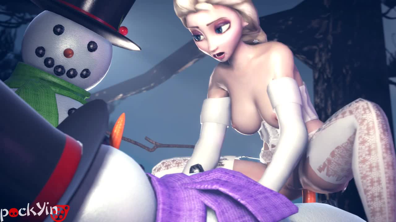 3D Animated Disney_(series) Elsa_the_Snow_Queen Frozen_(film) Olaf Source_Filmmaker pockyinsfm // 1280x720 // 7.9MB // webm
