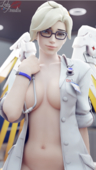 3D LadyAmadia Mercy Overwatch // 720x1280 // 778.1KB // png