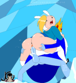 Adventure_Time Animated Fionna_the_Human_Girl Ice_King Jimmy_Cruz // 1100x1200 // 319.2KB // gif