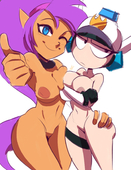 Crossover Patricia_Wagon Shantae Shantae_(Game) thehumancopier // 1280x1664 // 360.6KB // jpg