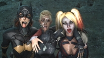 Batgirl Batman_Arkham_Knight Cassie_Cage Harley_Quinn Mortal_Kombat_X // 1920x1080 // 1.3MB // jpg