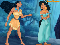 Aladdin CartoonValley Crossover Disney_(series) Pocahontas Pocahontas_(Series) Princess_Jasmine Zolushka // 600x446 // 114.8KB // jpg