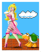 Koopa_Troopa Princess_Peach Super_Mario_Bros coppertone // 3300x4200 // 1.2MB // jpg