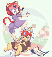 Polly_Esther Samurai_Pizza_Cats // 1035x1131 // 472.4KB // png