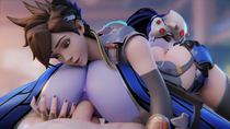 3D Blender Overwatch Tracer Widowmaker arhoangel // 3840x2160 // 1.1MB // jpg