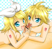 Kagamine_Len Kagamine_Rin Vocaloid // 512x480 // 136.0KB // jpg