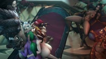 3D Alexstrasza Animated Blood_Elf Deathwing Human_(World_of_Warcraft) Neltharion Sindragosa Sinestra Soridormi World_of_Warcraft Yesera liard // 1920x1080 // 3.8MB // mp4