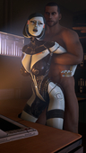 3D Commander_Shepard Edi Frost_556 Mass_Effect Source_Filmmaker // 1440x2560 // 2.7MB // png