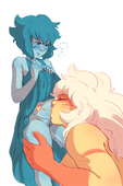 Jasper_(Steven_Universe) Lapis_Lazuli Steven_Universe aanabi // 800x1200 // 415.3KB // png