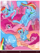 My_Little_Pony_Friendship_Is_Magic Pinkie_Pie Rainbow_Dash Syoee_b // 960x1280 // 316.5KB // jpg