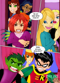 Beast_Boy Comic DC_Comics Online_Superheroes Robin Starfire Teen_Titans Terra // 600x837 // 303.0KB // jpg
