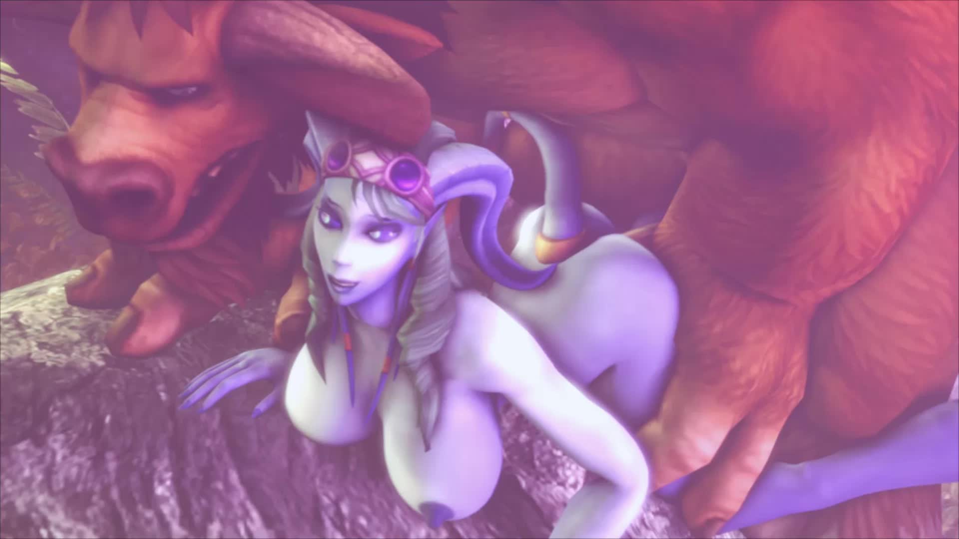 3D Animated Draenei Sound Source_Filmmaker World_of_Warcraft jujala // 1920x1080 // 3.2MB // webm