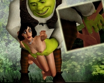 3D Andelx Boshock Crossover Shrek Shrek_(series) boshock_infinite lizabeth // 1282x1017 // 131.9KB // jpg
