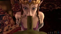 3D Animated Leeterr Princess_Zelda Sound The_Legend_of_Zelda // 1920x1080 // 9.1MB // mp4