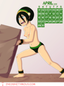 2018 Avatar_The_Last_Airbender Calendar Incognitymous Toph_Beifong // 638x863 // 251.2KB // png