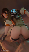 3D Animated Bandoned Blender Overwatch Tracer // 1080x1920, 4.3s // 1.7MB // mp4