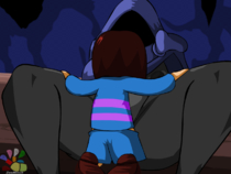 Animated Frisk River_Person Undertale zenminch // 1280x960 // 1.0MB // gif